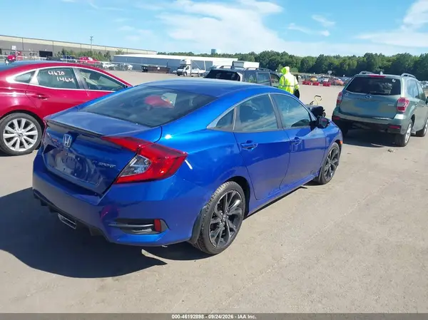 2HGFC2F85LH525857 — 2020 Honda Civic, фото 4 с аукциона IAAI, Левый бок