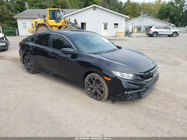 2HGFC2F88LH591321 — 2020 Honda Civic, Передняя и задняя части (Front & Rear), фото до ремонта
