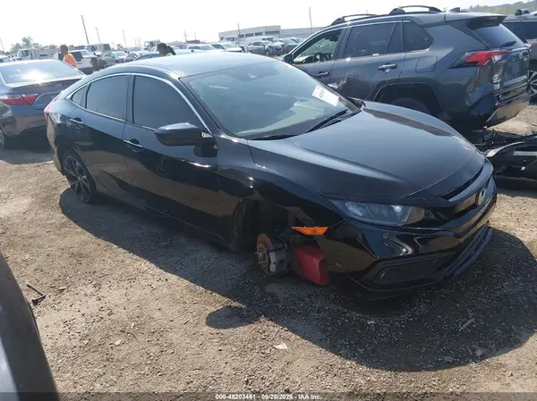 19XFC2F80LE214282 — 2020 Honda Civic, Передняя часть справа (Right Front), фото до ремонта