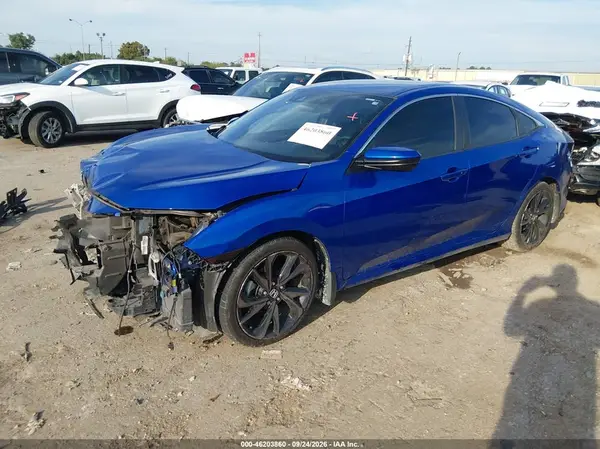 19XFC2F83LE020863 — 2020 Honda Civic, фото 2 с аукциона IAAI, Передняя часть