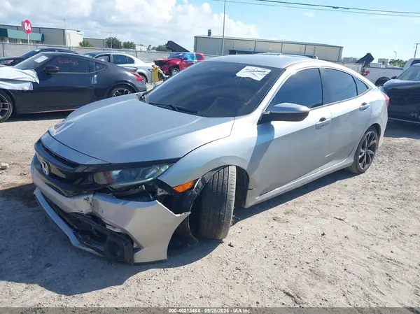 2HGFC2F81LH589930 — 2020 Honda Civic, фото 2 с аукциона IAAI, Передняя часть слева
