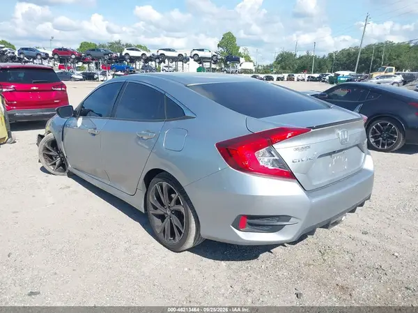 2HGFC2F81LH589930 — 2020 Honda Civic, фото 3 с аукциона IAAI, Передняя часть слева