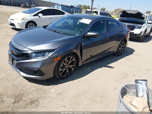 2020 HONDA CIVIC VIN 2HGFC2F88LH586409 фото 2