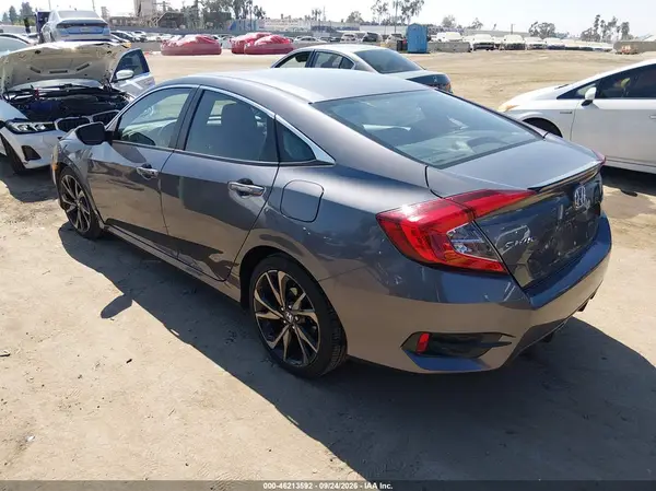 2020 HONDA CIVIC VIN 2HGFC2F88LH586409 фото 3
