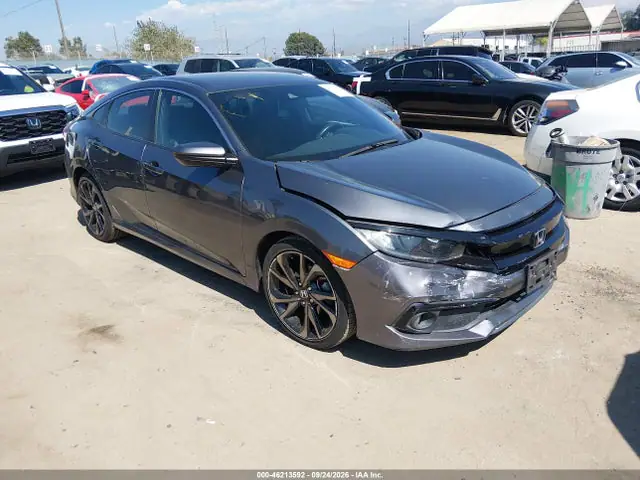 2HGFC2F88LH586409 — 2020 Honda Civic, Передняя часть (Front End), фото до ремонта