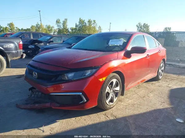 2HGFC2F64LH574773 — 2020 Honda Civic, фото 2 с аукциона IAAI, Передняя часть