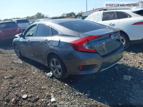 2020 Honda Civic Lx VIN 2HGFC2F60LH529801 фото 4