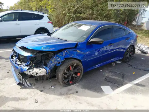 2020 Honda Civic Sport VIN 19XFC2F86LE007976 фото 3