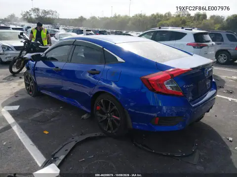 2020 Honda Civic Sport VIN 19XFC2F86LE007976 фото 4