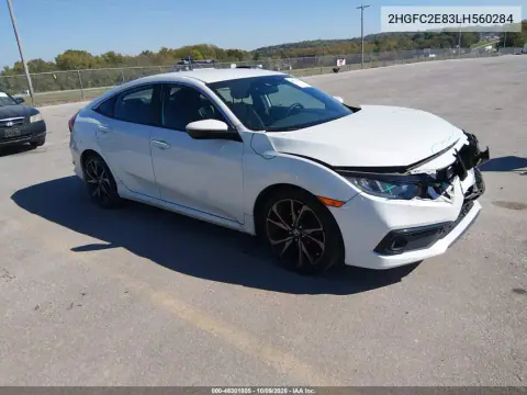 2HGFC2E83LH560284 — 2020 Honda Civic, Повреждения со всех сторон, фото до ремонта