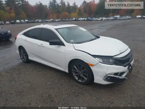 19XFC1F33LE201086 — 2020 Honda Civic, Передняя часть, фото до ремонта