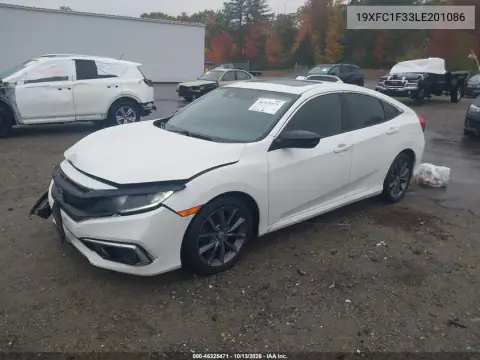 2020 Honda Civic Ex VIN 19XFC1F33LE201086 фото 3