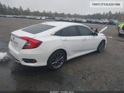 19XFC1F33LE201086 — 2020 Honda Civic, Передняя часть, фото до ремонта