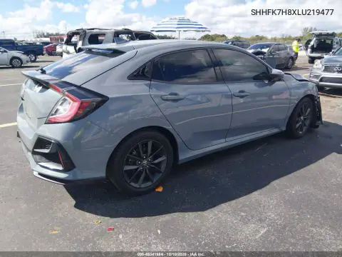 2020 Honda Civic Ex-L VIN SHHFK7H8XLU219477 фото 4