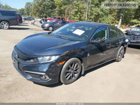 19XFC1F79LE200205 — 2020 Honda Civic, фото 3 с аукциона IAAI, Левый бок