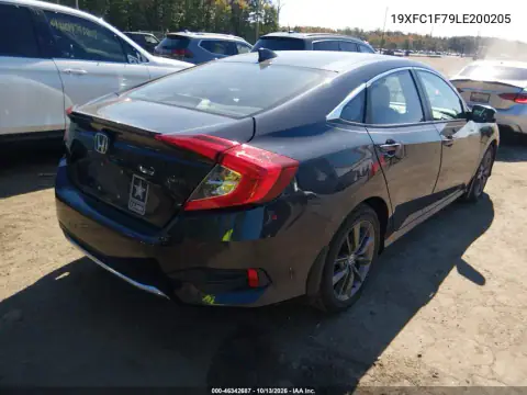 19XFC1F79LE200205 — 2020 Honda Civic, фото 5 с аукциона IAAI, Левый бок