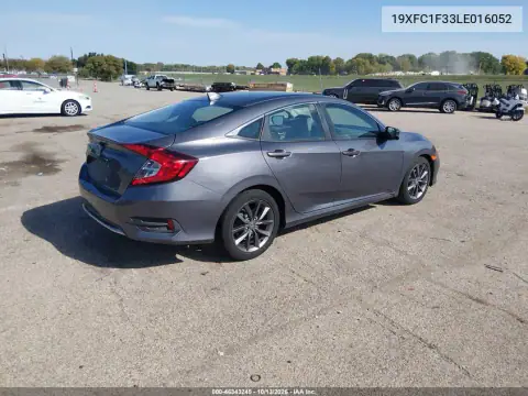 2020 Honda Civic Ex VIN 19XFC1F33LE016052 фото 5