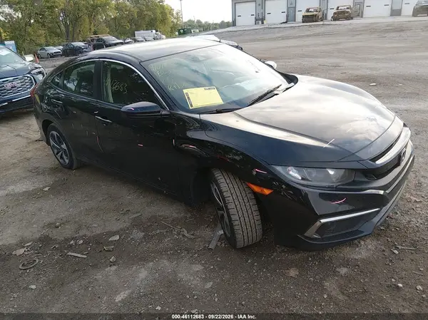 2HGFC2F6XMH546753 — 2021 Honda Civic, Левый бок (Left Side), фото до ремонта