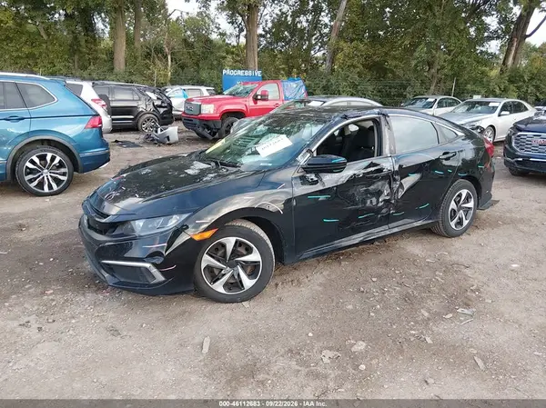 2HGFC2F6XMH546753 — 2021 Honda Civic, фото 2 с аукциона IAAI, Левый бок