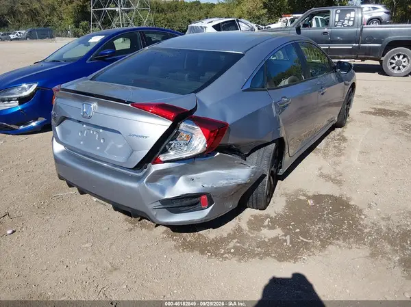 19XFC2F89ME001025 — 2021 Honda Civic, фото 4 с аукциона IAAI, Передняя часть справа
