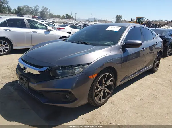19XFC2F89ME203007 — 2021 Honda Civic, фото 2 с аукциона IAAI, Задняя часть