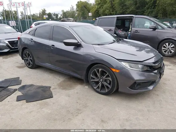 2HGFC2F84MH531652 — 2021 Honda Civic, Левый бок (Left Side), фото до ремонта