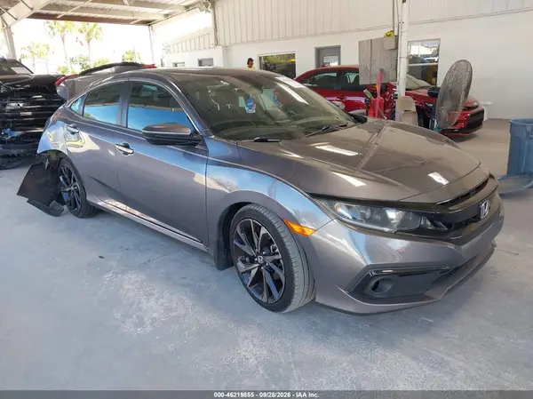 2HGFC2F84MH503592 — 2021 Honda Civic, Задняя часть (Rear), фото до ремонта