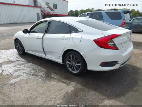 2021 Honda Civic Ex VIN 19XFC1F36ME206400 фото 4