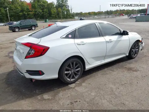 2021 Honda Civic Ex VIN 19XFC1F36ME206400 фото 5