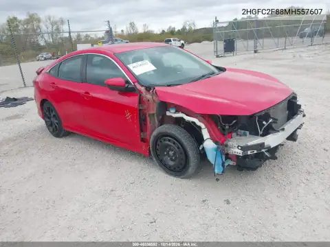 2HGFC2F88MH557607 — 2021 Honda Civic, Не указано, фото до ремонта