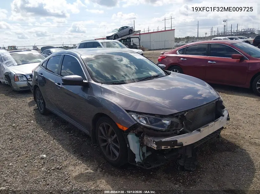 2021 Honda Civic Ex VIN 19XFC1F32ME009725 фото 2