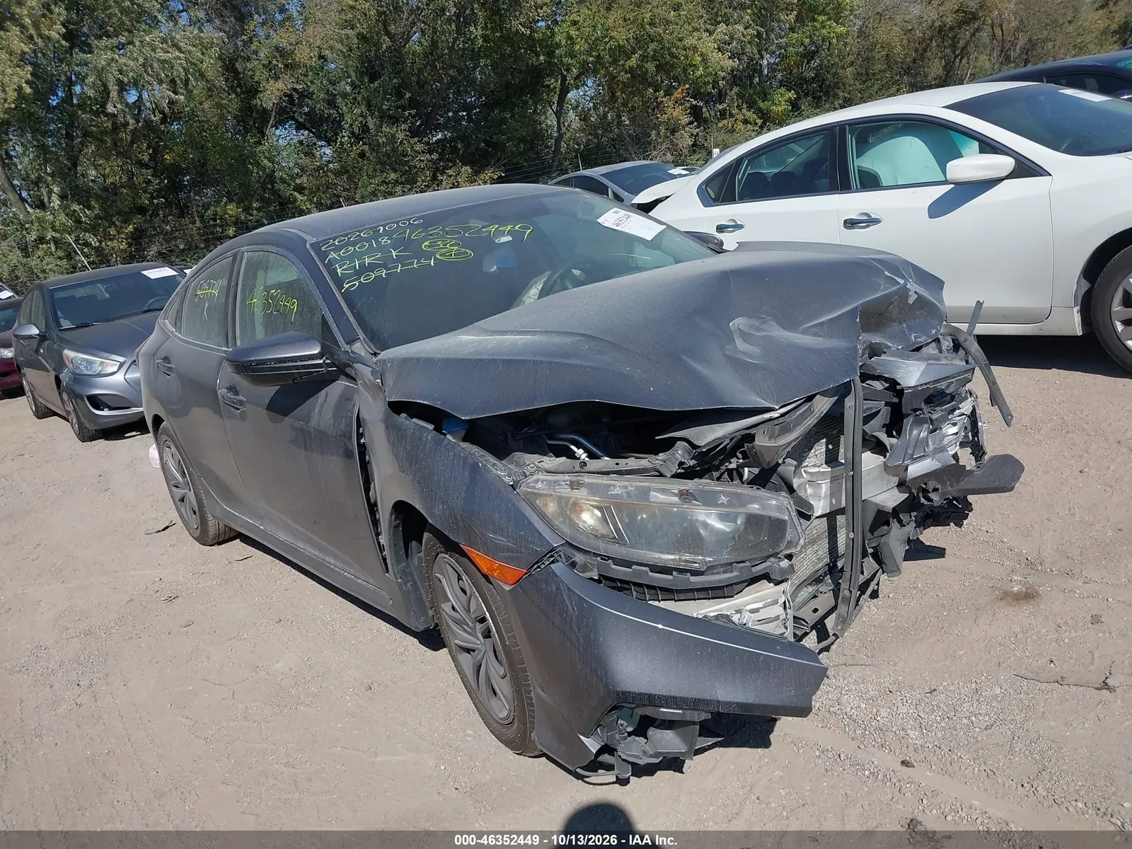 2021 Honda Civic Lx VIN 2HGFC2F69MH509774 фото 2