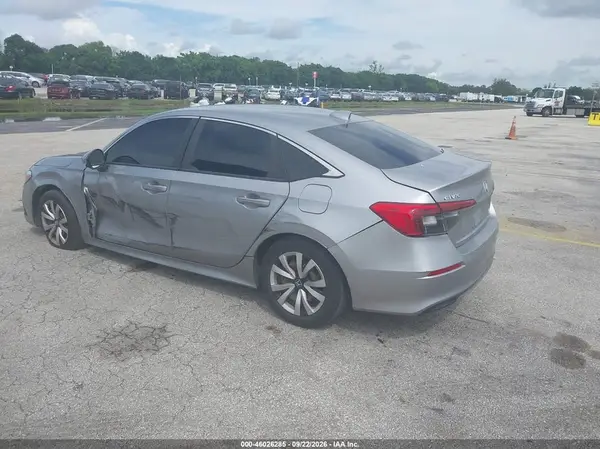 2HGFE2F28NH545951 — 2022 Honda Civic, фото 3 с аукциона IAAI, Левый бок