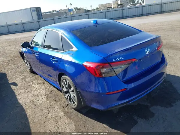 2HGFE1F78NH322637 — 2022 Honda Civic, фото 3 с аукциона IAAI, Передняя часть