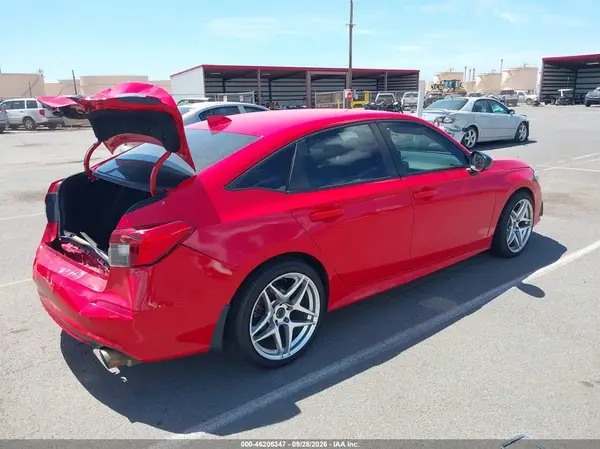 2HGFE2F50NH538213 — 2022 Honda Civic, фото 4 с аукциона IAAI, Задняя часть