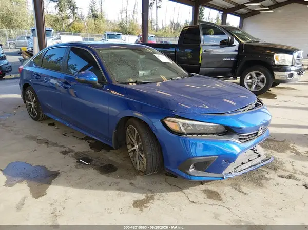 2HGFE1F91NH305678 — 2022 Honda Civic, Передняя часть слева (Left Front), фото до ремонта