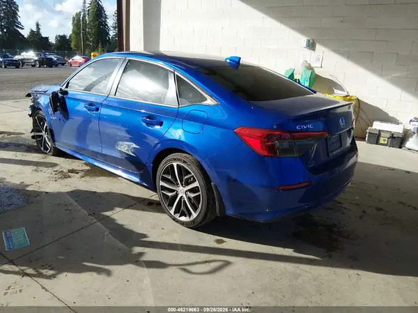 2HGFE1F91NH305678 — 2022 Honda Civic, фото 3 с аукциона IAAI, Передняя часть слева