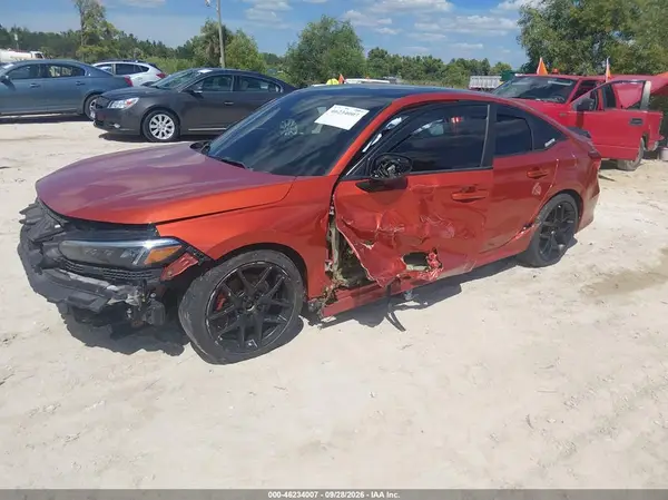 2HGFE1E54NH473877 — 2022 Honda Civic, фото 2 с аукциона IAAI, Левый бок