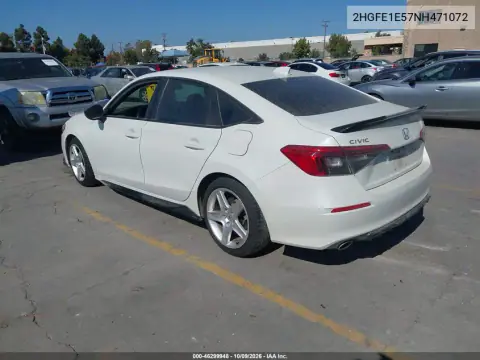 2022 Honda Civic Si Sedan VIN 2HGFE1E57NH471072 фото 4