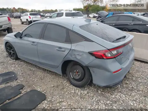 19XFL2H83NE008230 — 2022 Honda Civic, фото 4 с аукциона IAAI, Боковая часть