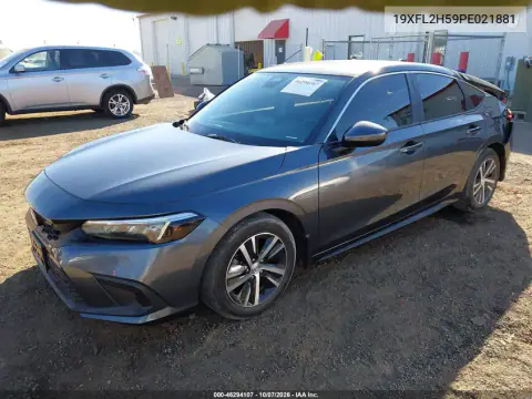 2023 Honda Civic Lx VIN 19XFL2H59PE021881 фото 3