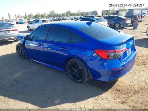 2023 Honda Civic Sport VIN 2HGFE2F54PH524527 фото 3