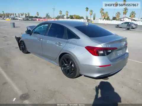 2HGFE2F56PH557867 — 2023 Honda Civic, фото 3 с аукциона IAAI, Передняя часть