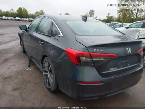2HGFE1F90PH307926 — 2023 Honda Civic, фото 3 с аукциона IAAI, Передняя часть