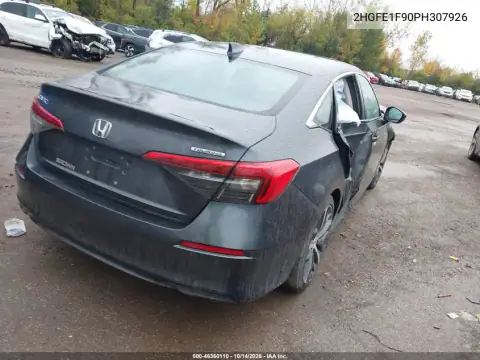 2HGFE1F90PH307926 — 2023 Honda Civic, фото 4 с аукциона IAAI, Передняя часть