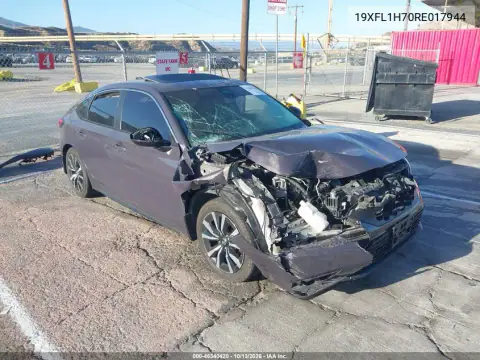 19XFL1H70RE017944 — 2024 Honda Civic, Передняя часть, фото до ремонта