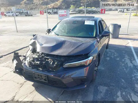 2024 Honda Civic Ex-L VIN 19XFL1H70RE017944 фото 2
