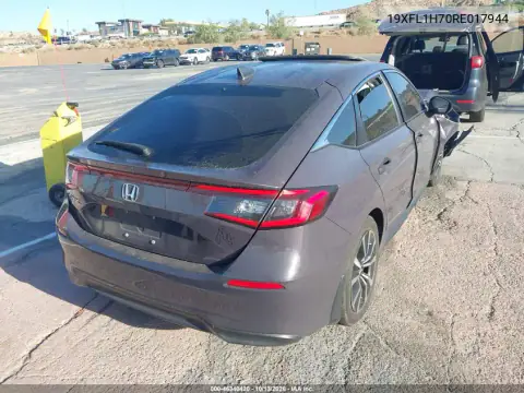 2024 Honda Civic Ex-L VIN 19XFL1H70RE017944 фото 4