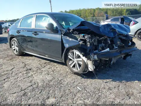 19XFL2H55RE033299 — 2024 Honda Civic, Передняя часть, фото до ремонта