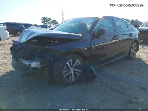 19XFL2H55RE033299 — 2024 Honda Civic, фото 2 с аукциона IAAI, Передняя часть